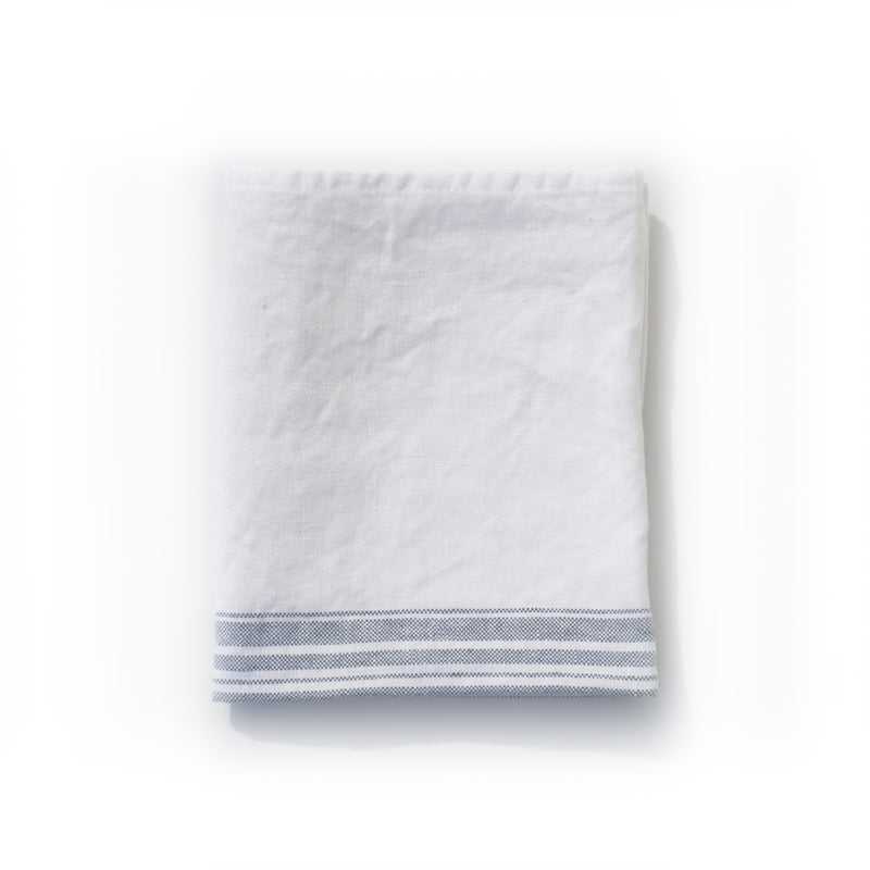 HAND TOWEL - LINEN, WHITE