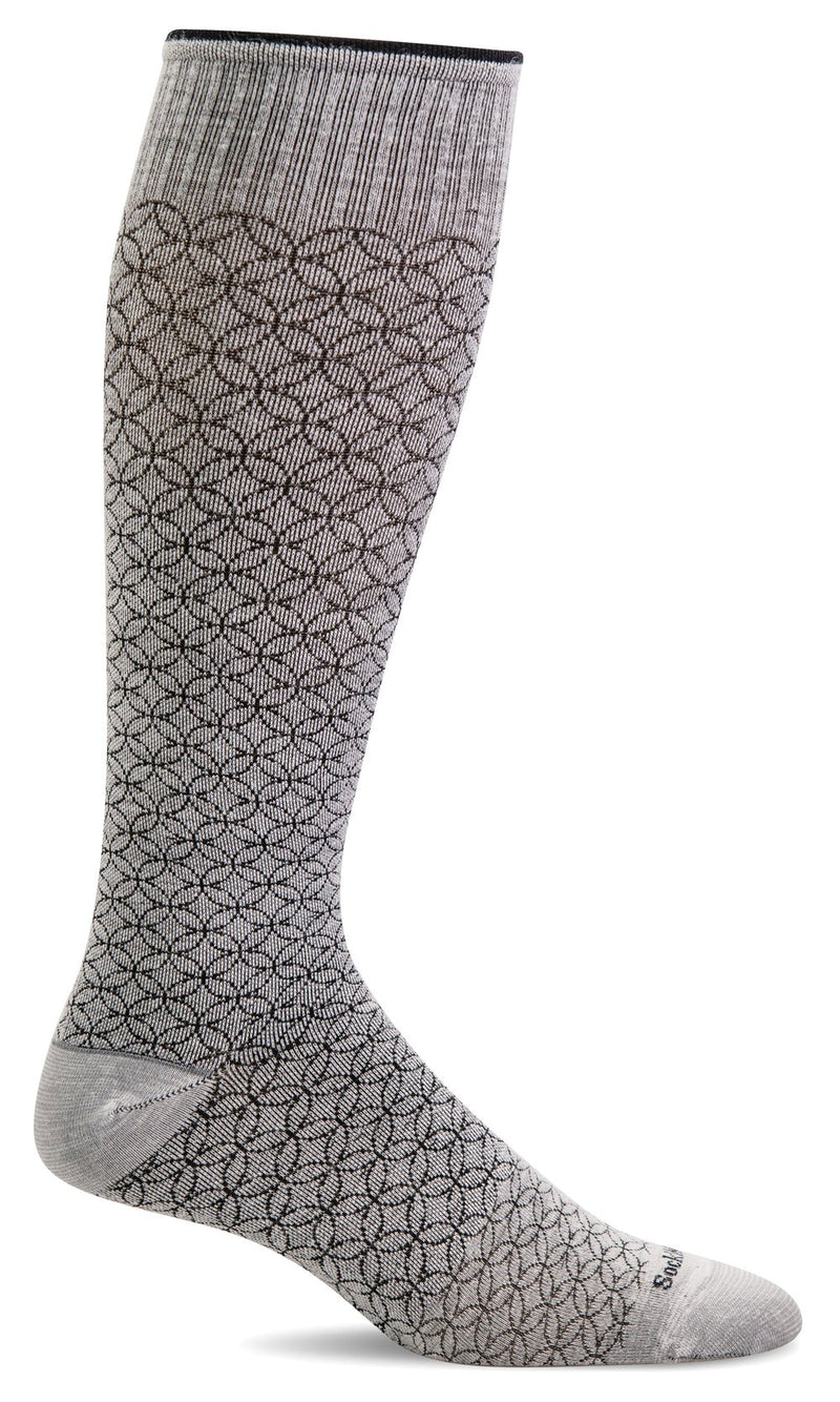 SOCKS - SOCKWELL GRADUATED COMPRESSION - FEATHERWEIGHT FANCY, NATURAL