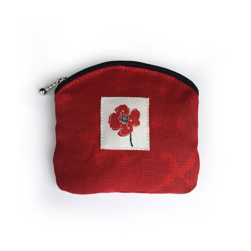 COIN PURSE - POPPY RED