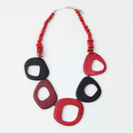 NECKLACE - SHADES OF RED