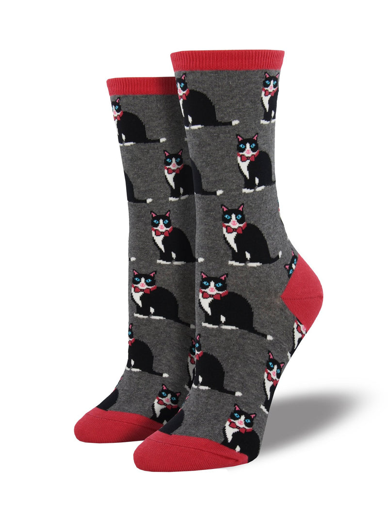 SOCKS - WOMEN'S 'TUXEDO CATS' SOCKS