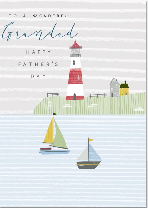 CARD - FATHER'S DAY - LIGHTHOUSE
