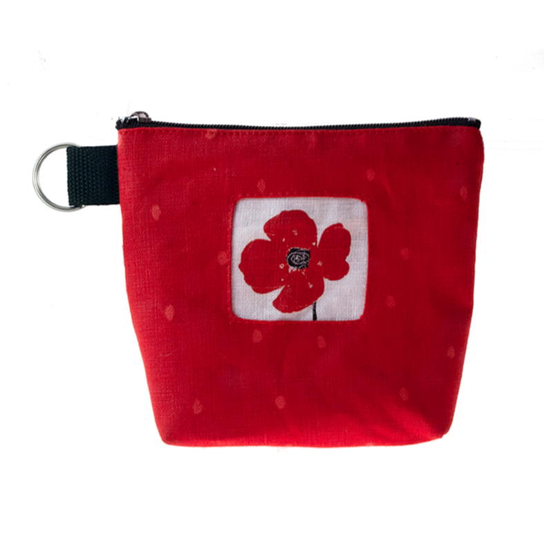 MAKE UP POUCH - POPPY RED